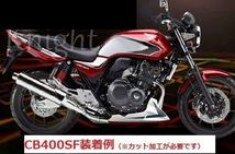 【新品】2点セット ビキニカウル + アンダーカウル 赤白CBXカラー CB400SF CBX400 バリオス ジェイド ホーネット 汎用 フェンダー_画像6