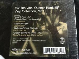 ★Quentin Harris / Mix The Vibe 12EP ★Qsfb1★Joi Cardwell, Cevin Fisher, Kerri Chandler, Mood II Swing, King Street