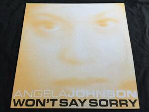 ★Angela Johnson / Won't Say Sorry 12EP★Qsfb5 ★ Purpose PURP 001, DJ Spinna