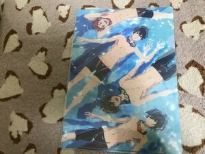 d063クリアファイル　映画 ハイ☆スピード!- Free! BD　タワーレコード特典　七瀬遙　橘真琴　桐嶋郁也　椎名旭