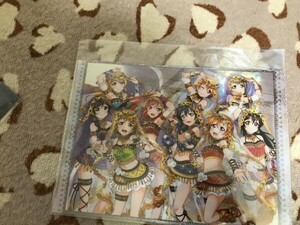 d060クリアファイル　ラブライブ! スクフェス official illustration book ゲーマーズ特典 海未 穂乃果　ことり 絵里 希 にこ 花陽 凛 真姫