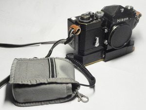 ニコン NikonFブラック F-36モータードライブ実用動作品と自作スイッチ、自作バッテリーBOX仕様品