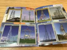 未使用 新品 鉄塔カード 4つ台紙＋カードセット TRANSMISSION TOWER_画像8