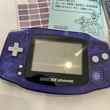 ゲームボーイアドバンス ★超希少　ほぼ　新品未使用　トイザらス限定カラー　ミッドナイトブルー　GBA 任天堂 Nintendo ニンテンドー　AGB_画像3