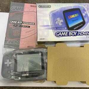 ゲームボーイアドバンス　■ほぼ　新品未使用　 ミルキーブルー レア GBA 任天堂 説明書 箱　Nintendo ニンテンドー　ゲームボーイ　極美品