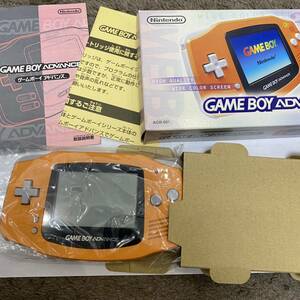 ゲームボーイアドバンス　■ほぼ　新品未使用　クリア レア　GBA 任天堂 説明書 箱　Nintendo ニンテンドー　ゲームボーイ　超極美品