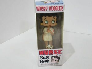 WACKY WOBBLER Funko ベティ・ブープ BETTY BOOP 看護師 看護婦 ナース ベティちゃん ファンコ 首振り ボビングヘッド フィギュア 人形中古