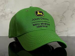 【未使用品】37F★JOHN DEERE JOHN DEERE MAPLE MOUNTAIN EQUIPMENT メープル マウンテン クイップメント キャップ 帽子CAP《FREEサイズ》