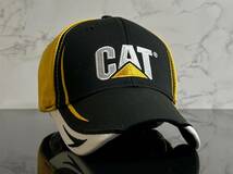 【未使用品】155K クール★Caterpillar キャタピラー CAT RACING レーシングキャップ 帽子 CAP クールなレーシングデザイン《FREEサイズ》_画像2