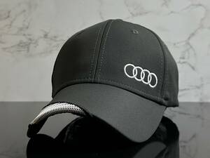  【未使用品】148K★Audi アウディ キャップ 帽子 CAP ファンにも嬉しい上品で高級感のあるデザインのポリエステル素材♪《FREEサイズ》