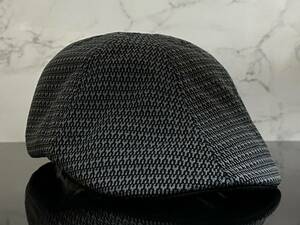 【未使用品】144C 希少★Levi's リーバイス ハンチング 帽子 CAP 希少でお洒落なネイビー系総柄デザイン♪《FREEサイズ 59㎝～63㎝位》