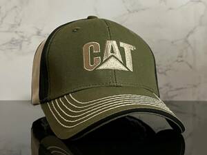 【未使用品】116K★Caterpillar キャタピラー CAT キャットキャップ 帽子 CAP ファンにも嬉しい上品で高級感のあるデザイン《FREEサイズ》