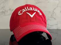 【未使用品】33A 希少★Callaway Golf キャロウェイ ゴルフ キャップ 帽子CAP 希少でお洒落なレッドにRAZRのシリーズロゴ♪《FREEサイズ》_画像1