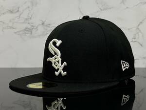 【未使用品】18C ★NEW ERAニューエラ 59FIFTY×MLB シカゴホワイトソックス Chicago White Soxコラボキャップ 帽子 CAP《SIZE 7・55.8㎝》