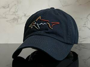 【未使用品】60C 上品★GREG NORMAN グレグ ノーマン ゴルフ キャップ 帽子 CAP 上品で高級感のあるネイビーのコットン素材《FREEサイズ》