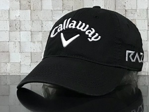 【未使用品】244P 上品★Callaway Golf キャロウェイ ゴルフ キャップ 帽子 CAP 上品で高級感のあるブラックにシリーズロゴ《FREEサイズ》