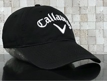 【未使用品】244P 上品★Callaway Golf キャロウェイ ゴルフ キャップ 帽子 CAP 上品で高級感のあるブラックにシリーズロゴ《FREEサイズ》_画像2