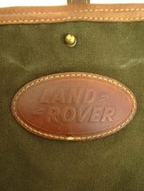 ヴィンテージ LAND ROVER ランドローバー レンジローバー キャンバス/レザー トートバッグ VINTAGE 日本未発売 レア_画像2