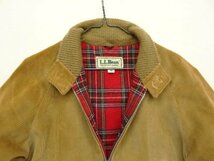 70s ヴィンテージ L.L. Bean エルエルビーン TMタグ 太畝コーデュロイ ドリズラージャケット ライトブラウン VINTAGE 70年代 アメリカ製_画像4