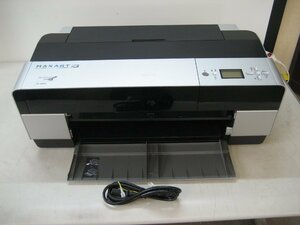 ジャンク◎EPSON◎PX-5800◎MAXART K3 インクジェットプリンター◎通電確認のみ◎インクカートリッジ交換時期◎フロントカバー欠損　K3005