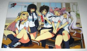 「閃乱カグラ」A3クリアポスター/国立半蔵学院(教室にて)