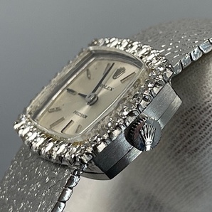ロレックス ROREX PRECISION Ref.2652 Cal.1400 プレシジョン ダイヤベゼル 18K刻印 ヴィンテージウォッチ 手巻きレディース 腕時計 USED品の画像2
