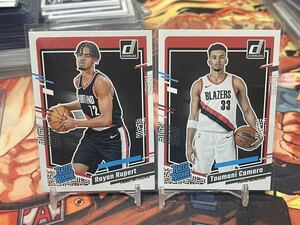 2023-24 Donruss NBA Rayan Rupert / Toumani Camara Rated Rookie RC BLAZZERS 2枚セット PANINI Basketball ルーキーカード 