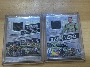 2016 PANINI PRIZM RACING KYLE BUSCH Race Used Tire Relic カード 2枚セット カイル ブッシュ ナスカー