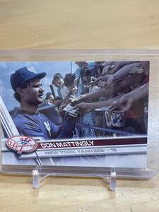 2017 Topps Update Don Mattingly image variation SP ドン マッティングリー ショートプリント