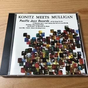 【CD】リー・コニッツ ＆ ザ・ジェリー・マリガン・カルテット／KONITZ MEETS MULLIGAN