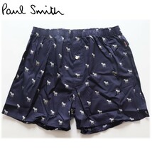 《Paul Smith ポールスミス》箱付新品 シマウマ・ゼブラ柄 トランクス アンダーウェア 前開き L(W84~94)A9507_画像1