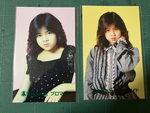 【レア】 杉浦幸　マルベル堂プロマイド写真2枚　下から　80年代アイドル 