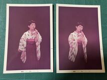 【2枚セット】森昌子　写真2枚(当時物) ハイカラ　昭和タレント_画像2