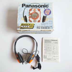 ヘッドホンのみ Panasonic shock wave パナソニック ヘッドフォンのみ RQ-SW20-D ショックウェーブ ショック ウェーブ 