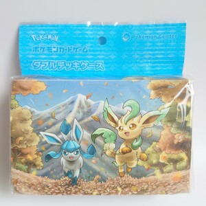 新品 未開封品 ポケモンカードゲーム ダブルデッキケース リーフィア ＆ グレイシア ポケカ