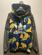 adidas originals × The Farm Company アディダス ファーム コラボ 花柄 プルオーバーパーカー Lサイズ / jeremy scott rita ora_画像4