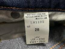 Lee リー LM1102 W28 (約78cm W30相当) 102 ブーツカット デニム パンツ メンズ ジーンズ_画像10