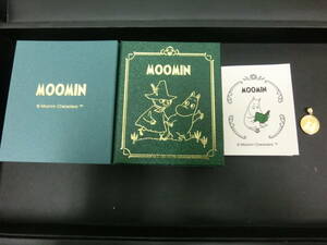 Ak-24 MOOMIN ムーミン ポブジョイ・ミント K24 1/25OZ 14mm 純金メダル K18トップ枠付 限定900枚