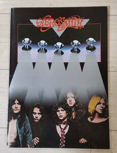 Aerosmith ☆ エアロスミス '77年日本公演パンフレット