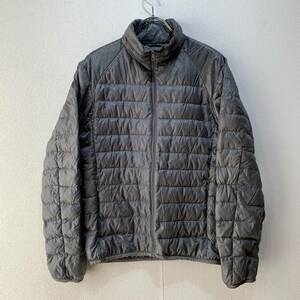 UNIQLO/ユニクロ　ウルトラライトダウン　メンズS　グレー　防寒　軽量　ダウン　ジャケット　中わた　フェザー　K3208