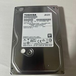 A511:◇動作保証/AVコマンド対応◆使用0時間 TOSHIBA SATA 3.5インチHDD SATA 1000GB DT01ABA100V 1TB