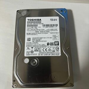 A565:（動作保証/AVコマンド対応/使用0時間）SATA 3.5インチHDD 1TB TOSHIBA DT01ACA100