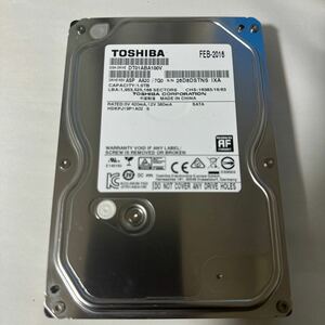 A573:◇動作保証/AVコマンド対応◆使用0時間 TOSHIBA SATA 3.5インチHDD SATA 1000GB DT01ABA100V 1TB