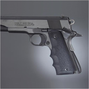 HOGUE ガングリップ COLT1911用 フィンガーグルーブ付き 45000 ブラック ホーグ コルトガバメント