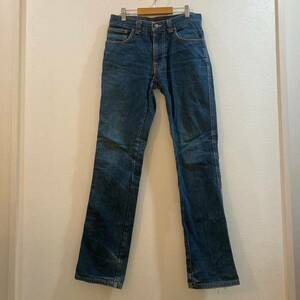 nudie jeansco/ デニム ストレートジーンズ ブルー メンズ 29/32