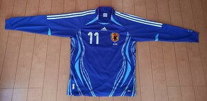 Национальная команда Японии Tomoyoshi Miura Kazu Униформа с длинным рукавом Adidas [2006]