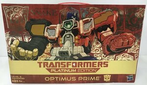 Wc727★ハズブロ OPTIMUS PRIME -オプティマスプライム- トランスフォーマー プラチナエディション イヤーオブザスネーク アジア限定 中古