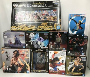 Wc786★ワンピース 一番くじ フィギュア他 大海賊百景 悪魔を宿す者達 セット エース サボ ヤマト ルフィ他 未開封品 1点開封済み 中古★