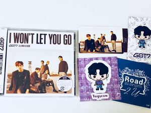 値下★ GOT7 I WON'T LET YOU GO 通常盤 初回 MINI ALBUM アルバム CD トレカ 応募券 Road 2u FC限定 くじ ステッカー ユギョム Yugyeom