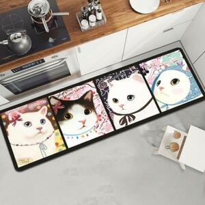 キッチンマット ねこマット かわいい お台所 送料無料